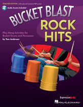 Bucket Blast: Rock Hits Book, Online Audio & PDF